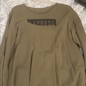 Olive green long sleeve t shirt